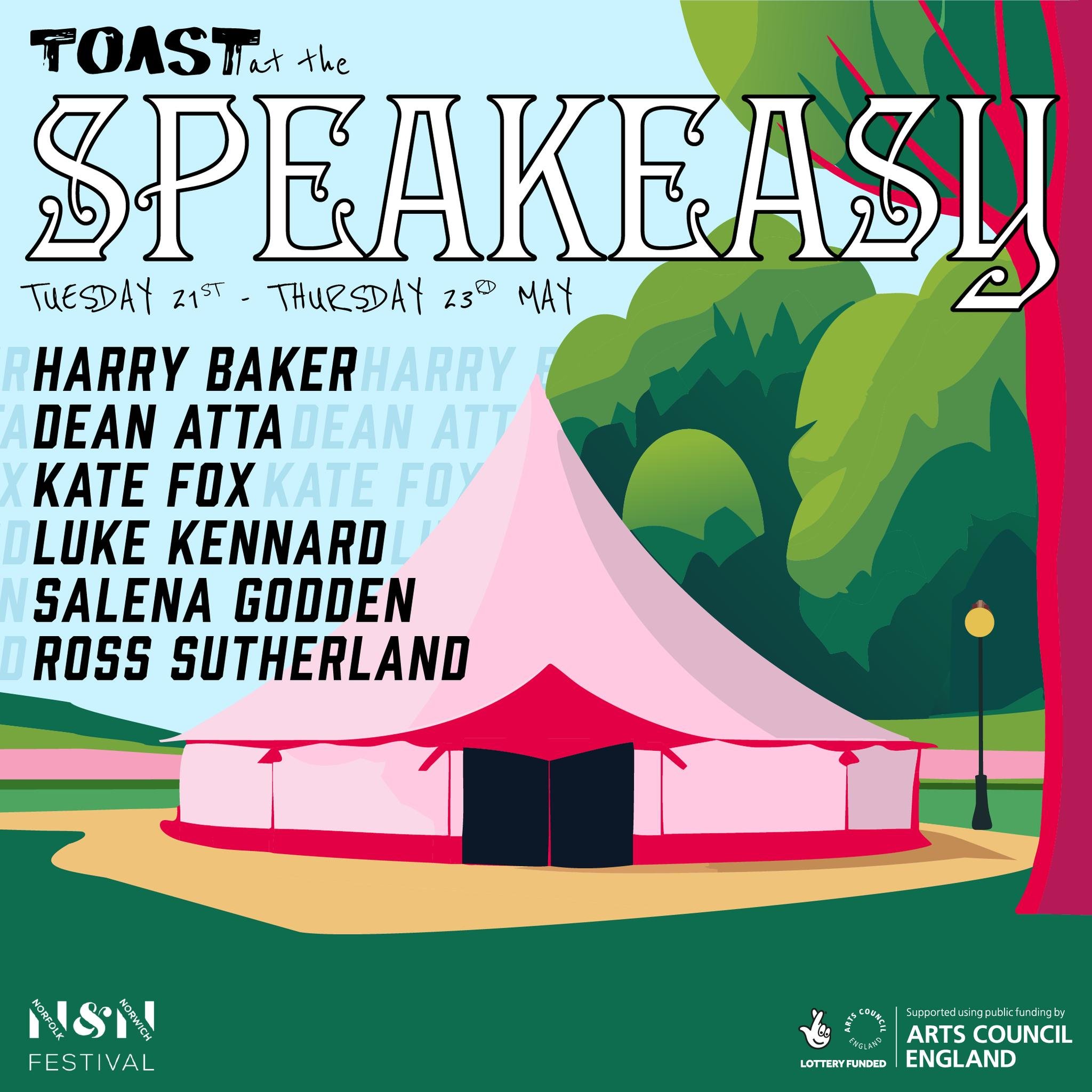 The worst kept secret of the NNF&hellip;
TOAST at the Speakeasy

It&rsquo;s going to look something like this, but more real&hellip; Probably. But because it&rsquo;s a big secret we can&rsquo;t tell you precisely where, but DEFO in the Festival Garde