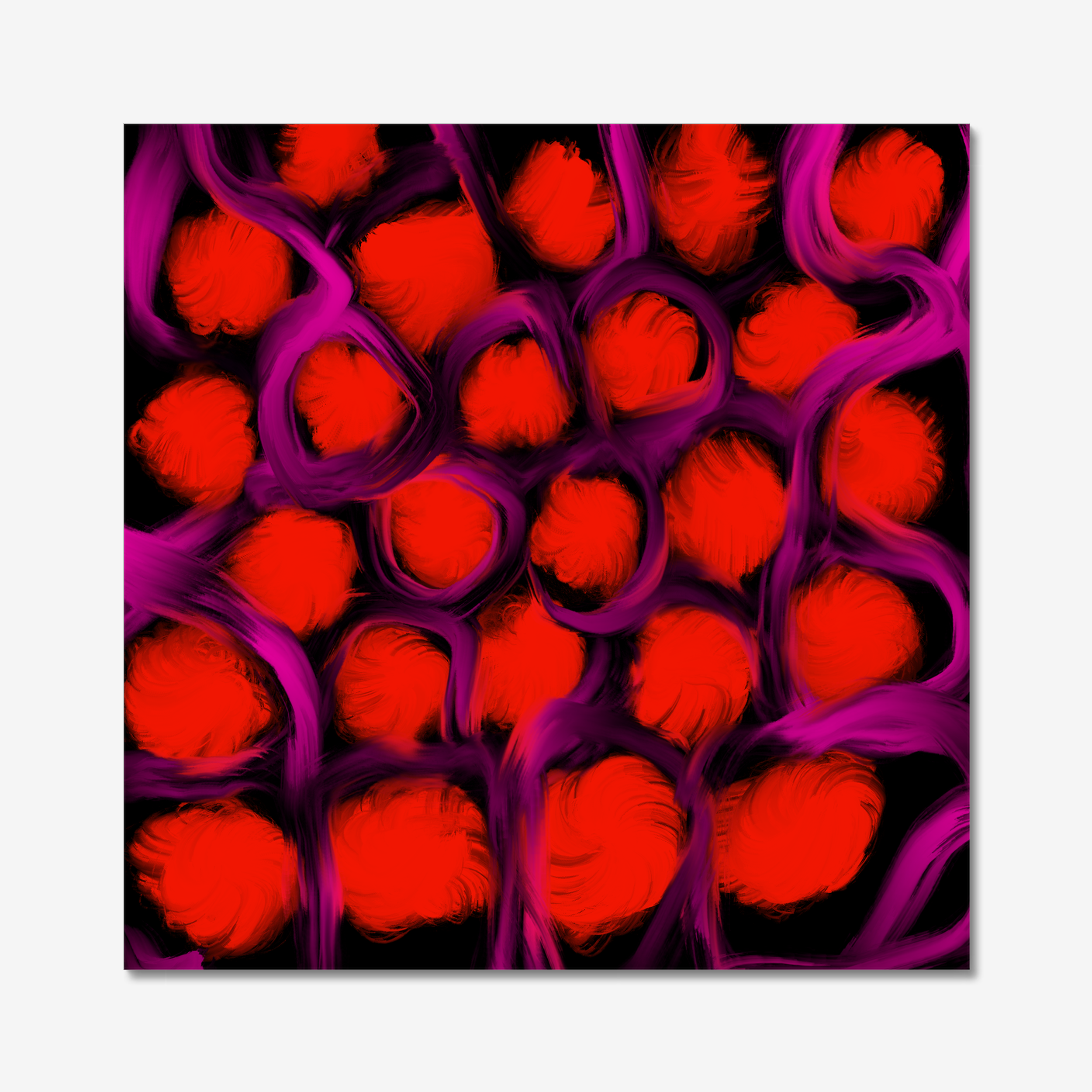 Roses in Violet Ribbons