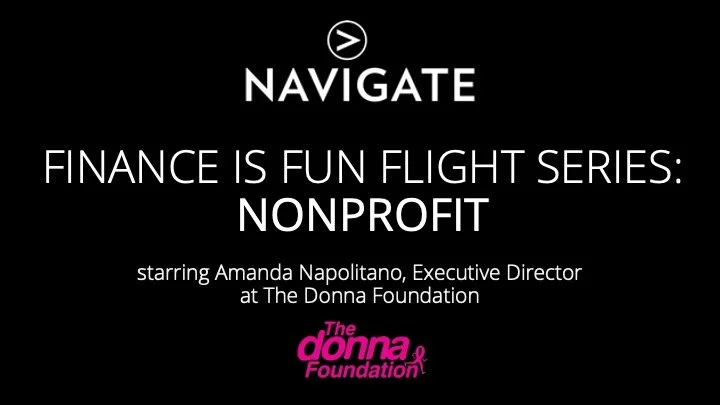 VIDEO: Finance is Fun Flight Series - NONPROFIT