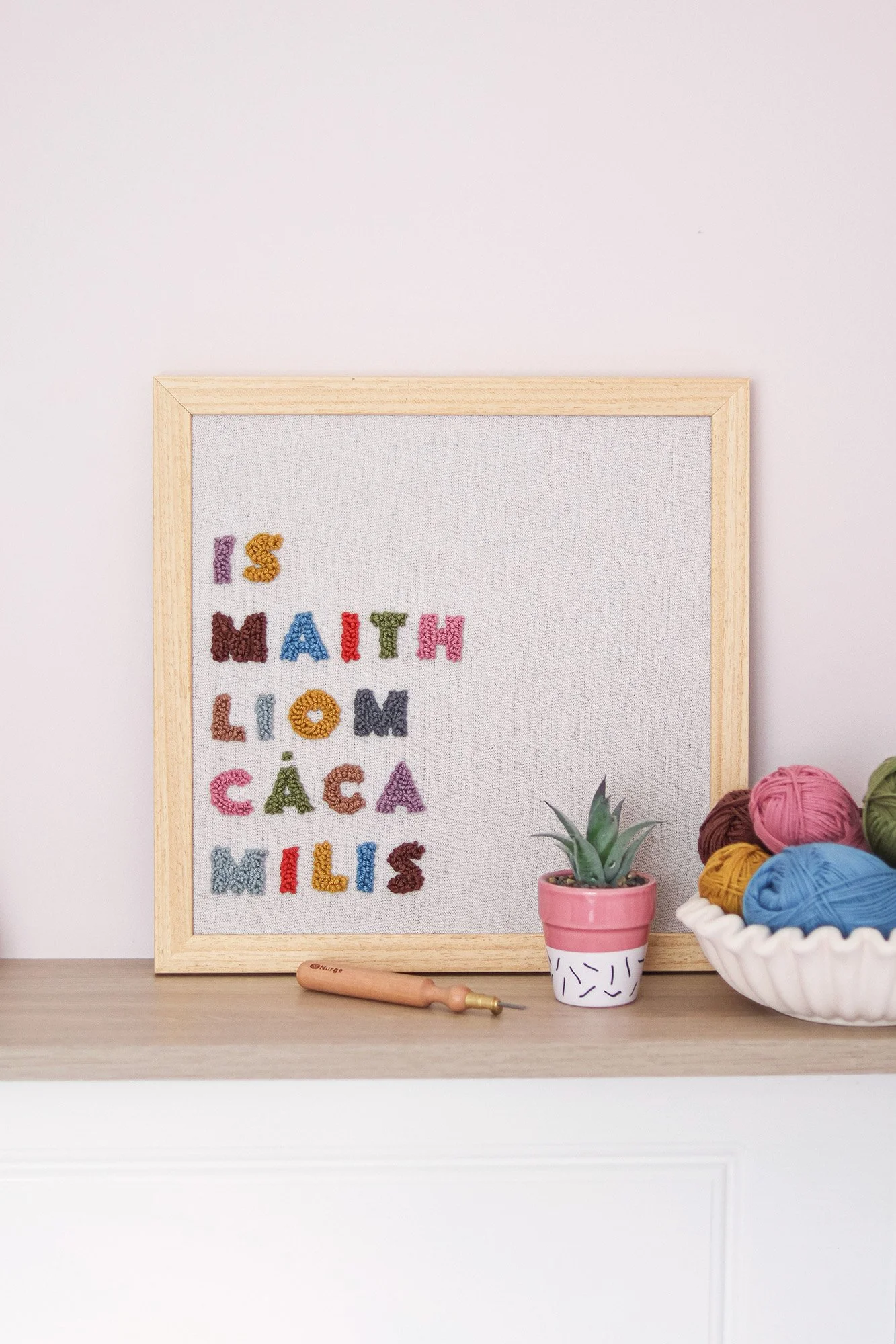 Punch Needle Embroidery Is Maith Liom Caca Milis.jpg