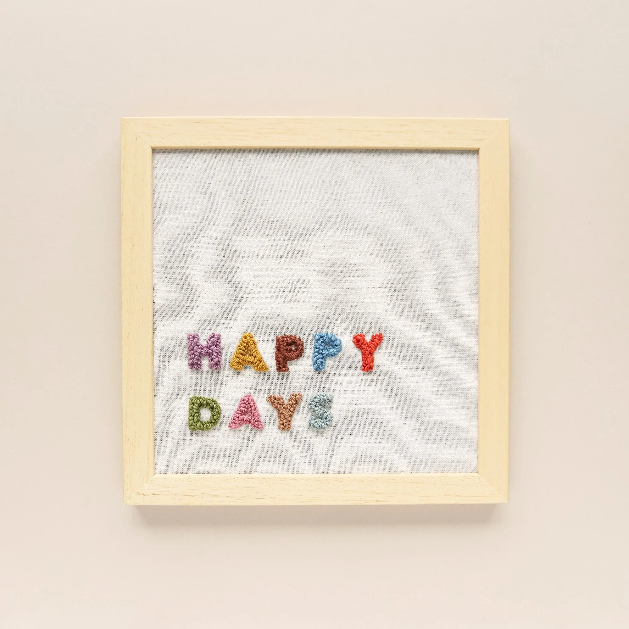quirky irish handmade wall art punch needle happy days.jpg