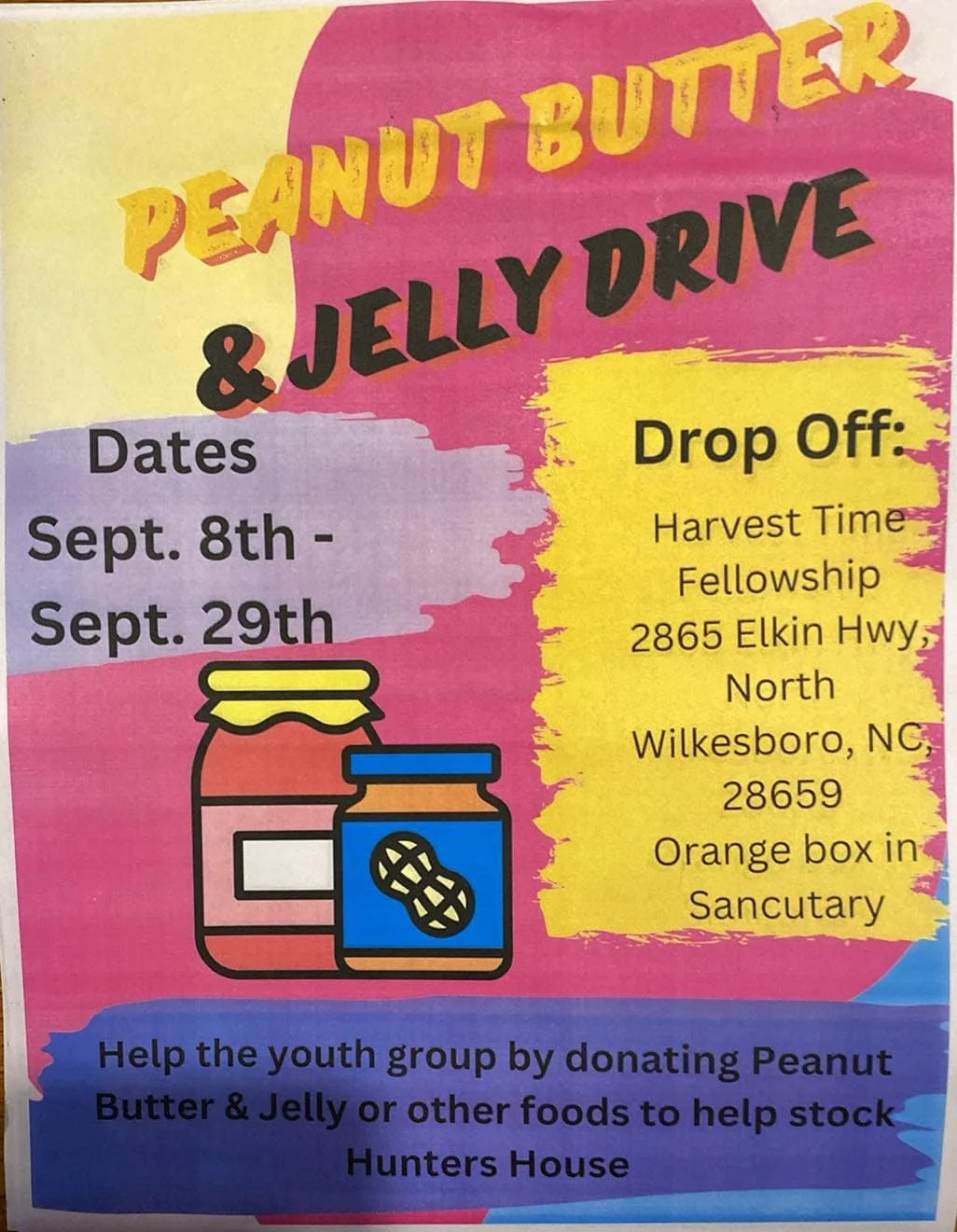 Food Drive For Hunters Houses