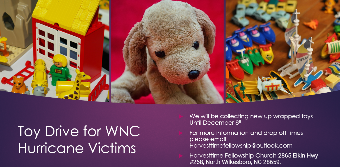 Toy Drive For WNC Hurricane Victims 