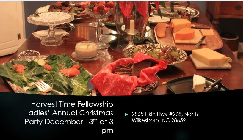 Harvest Time Fellowship Ladies’ Annual Christmas Party 
