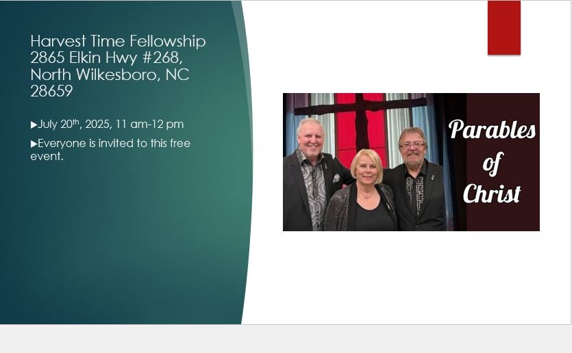 Parables Of Christ Concert