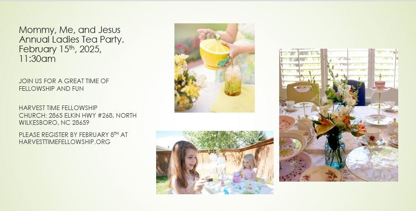 Mommy and Me Tea Party