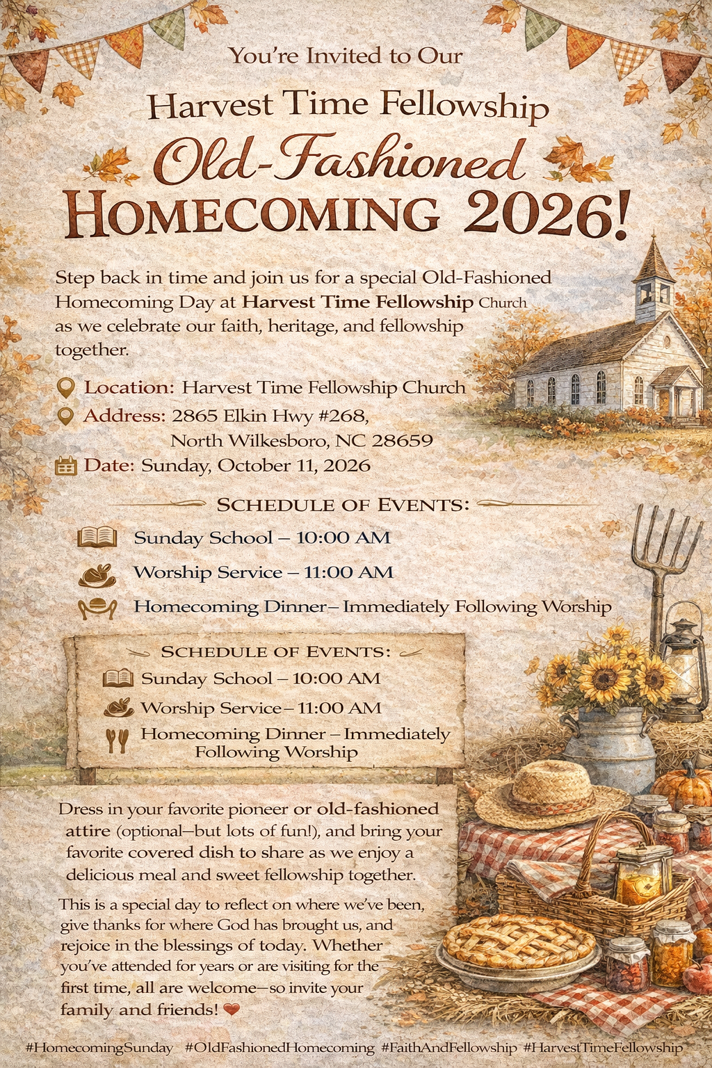 Old Fashioned Homecoming