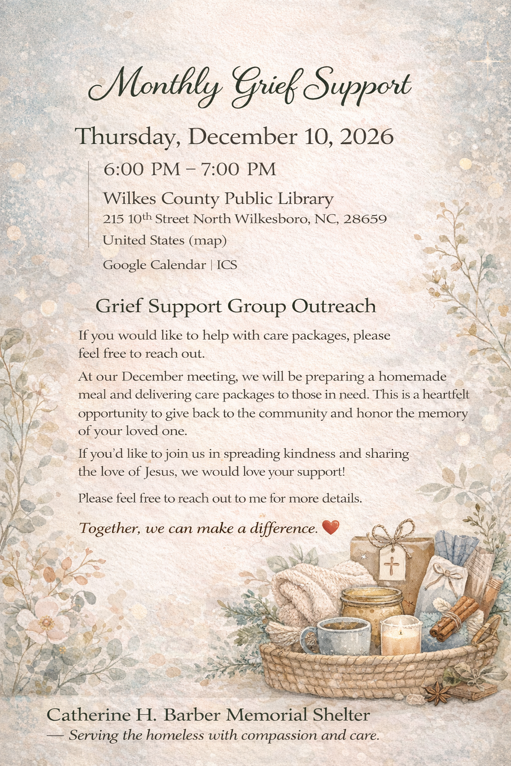 Monthly Grief Support