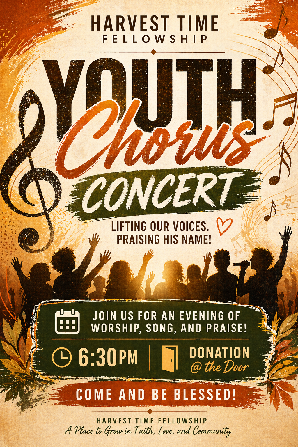 🎶 Harvest Time Fellowship Youth Chorus Concert 🎶