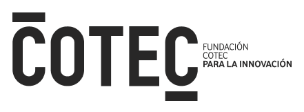 Logo of Fundación COTEC for Innovation with large text 'COTEC' and smaller text in Spanish.