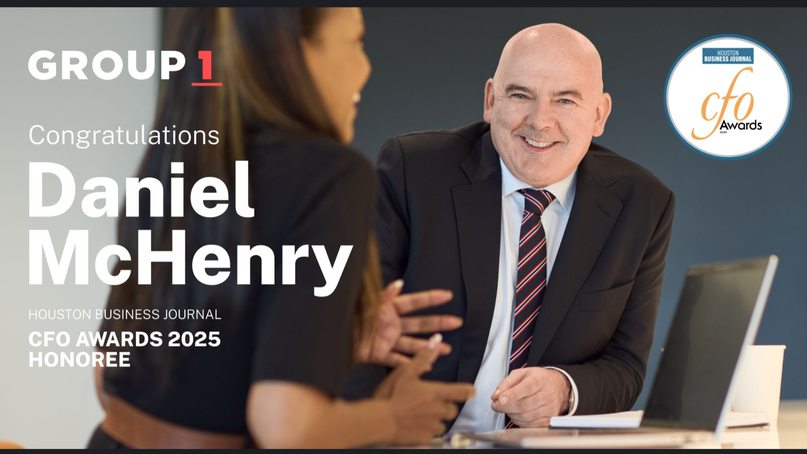 Houston Business Journal "Best CFO." Interviewed and wrote nomination for Group 1 CFO Daniel McHenry, who was among 30 financial executives honored in the first-ever CFO award from the Houston Business Journal. 