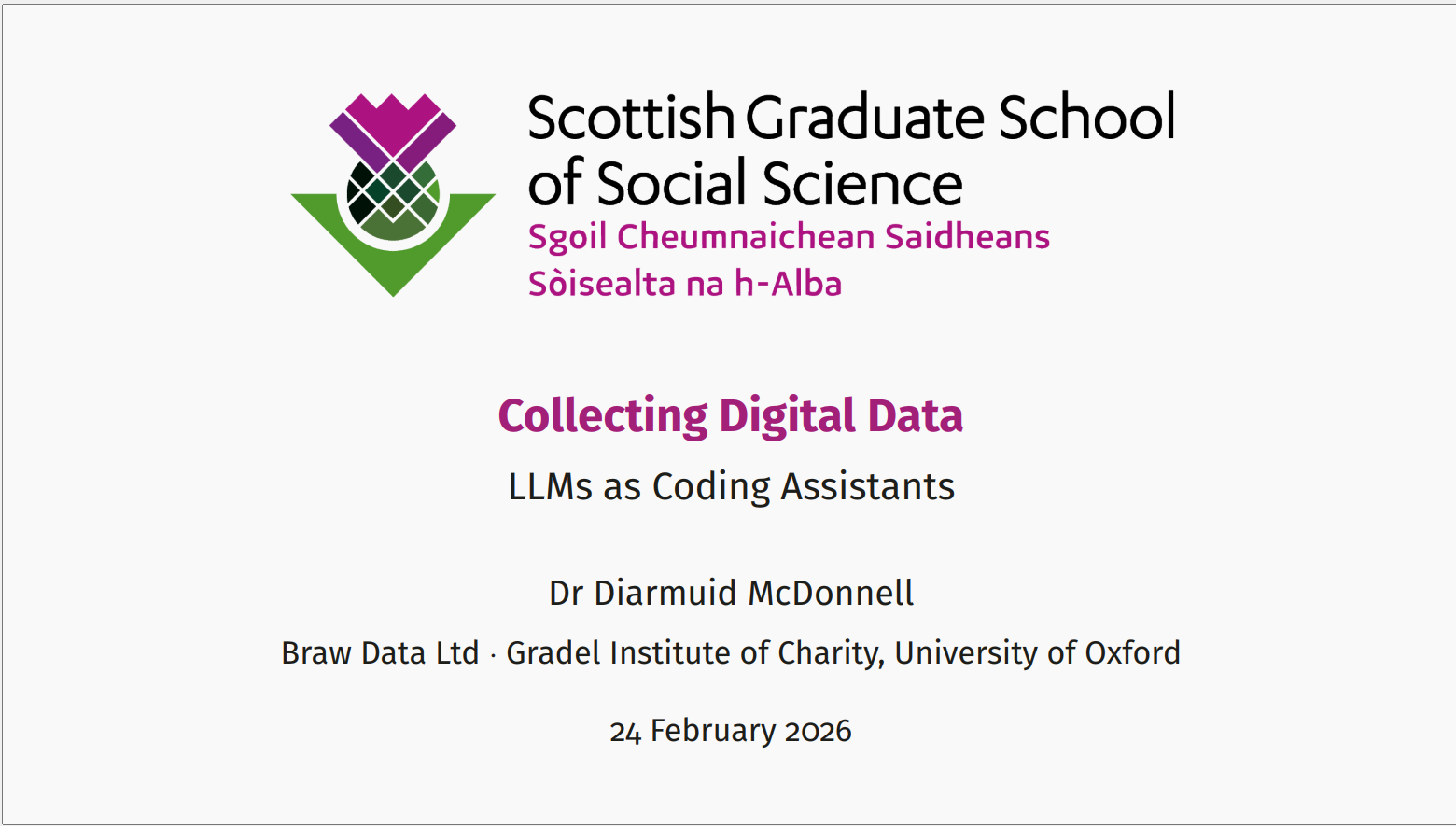 Teaching doctoral researchers to collect digital data — and why it matters