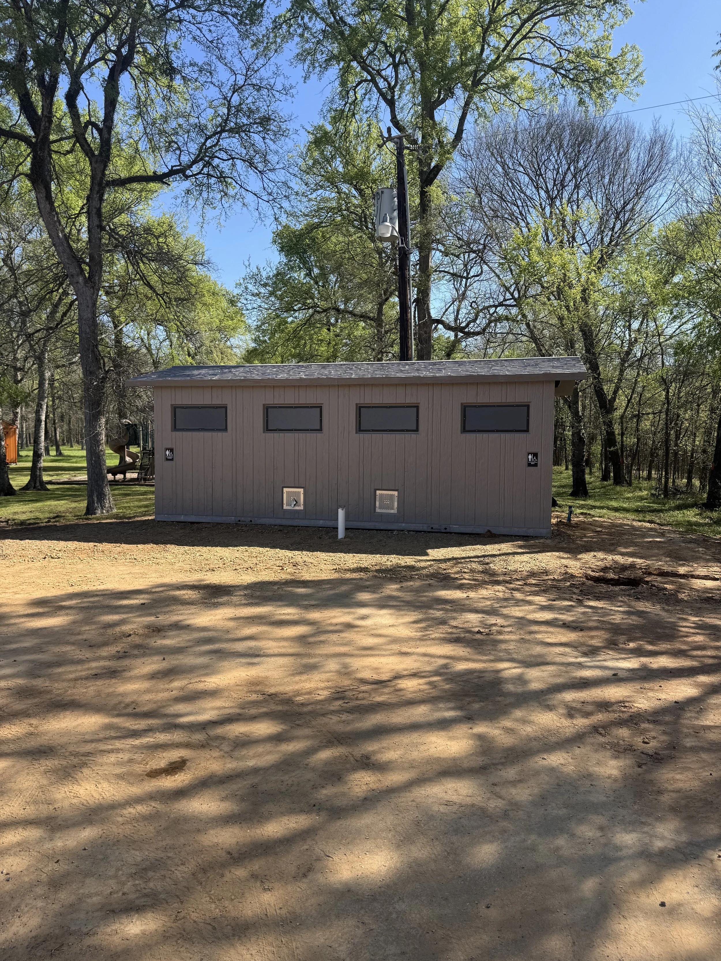 Restroom set and levelled!