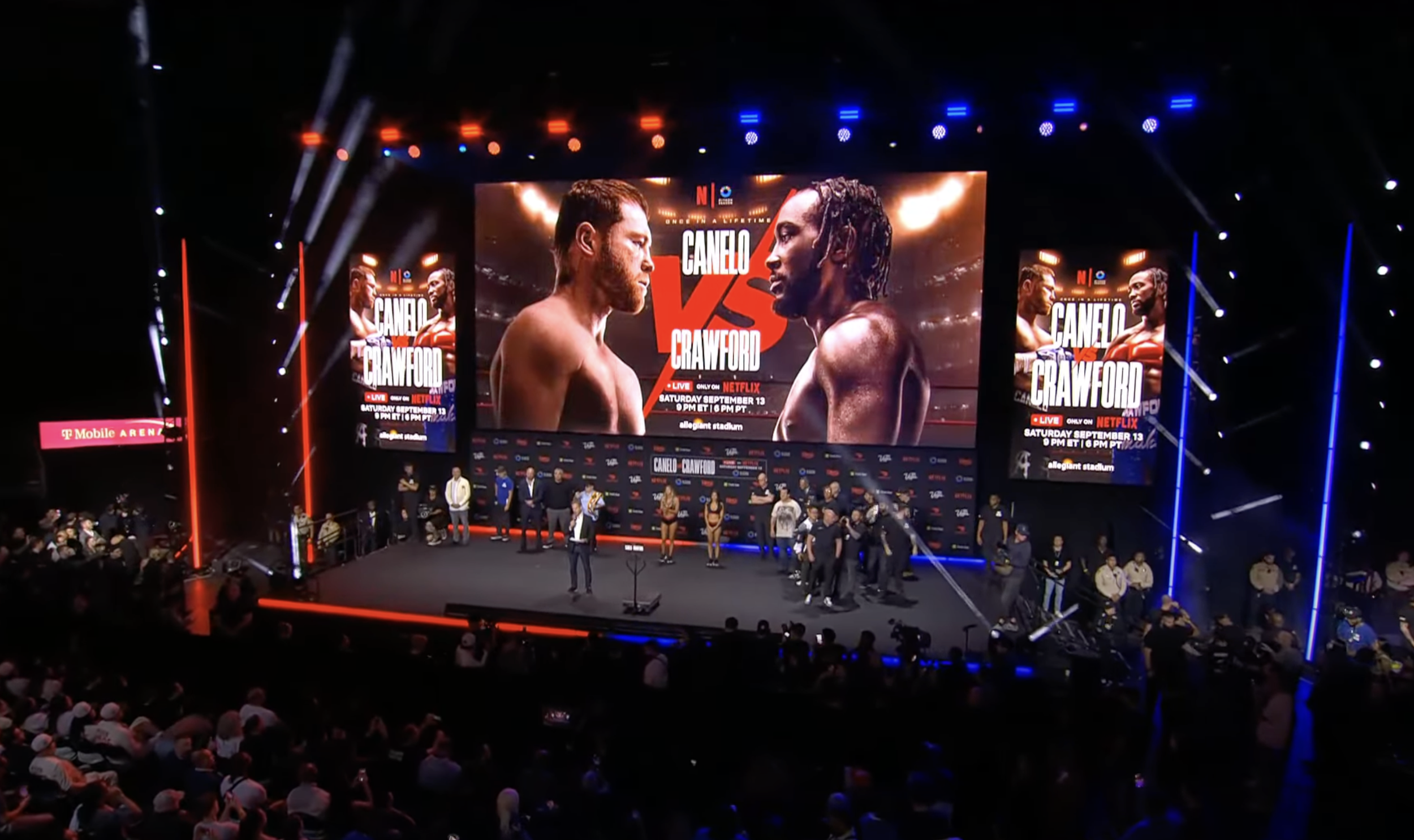 Canelo vs. Crawford on Netflix Weigh-In