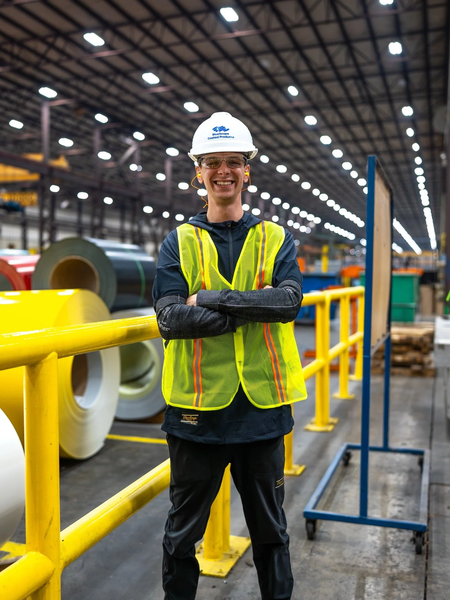 3 days. 2 plants. A whole lot of steel&hellip; and yes, a hard hat! 😎

We just wrapped an incredible multi day shoot with BlueScope Coated Products across Memphis, TN and Jackson, MS, capturing a massive library of photo, video, and drone content in