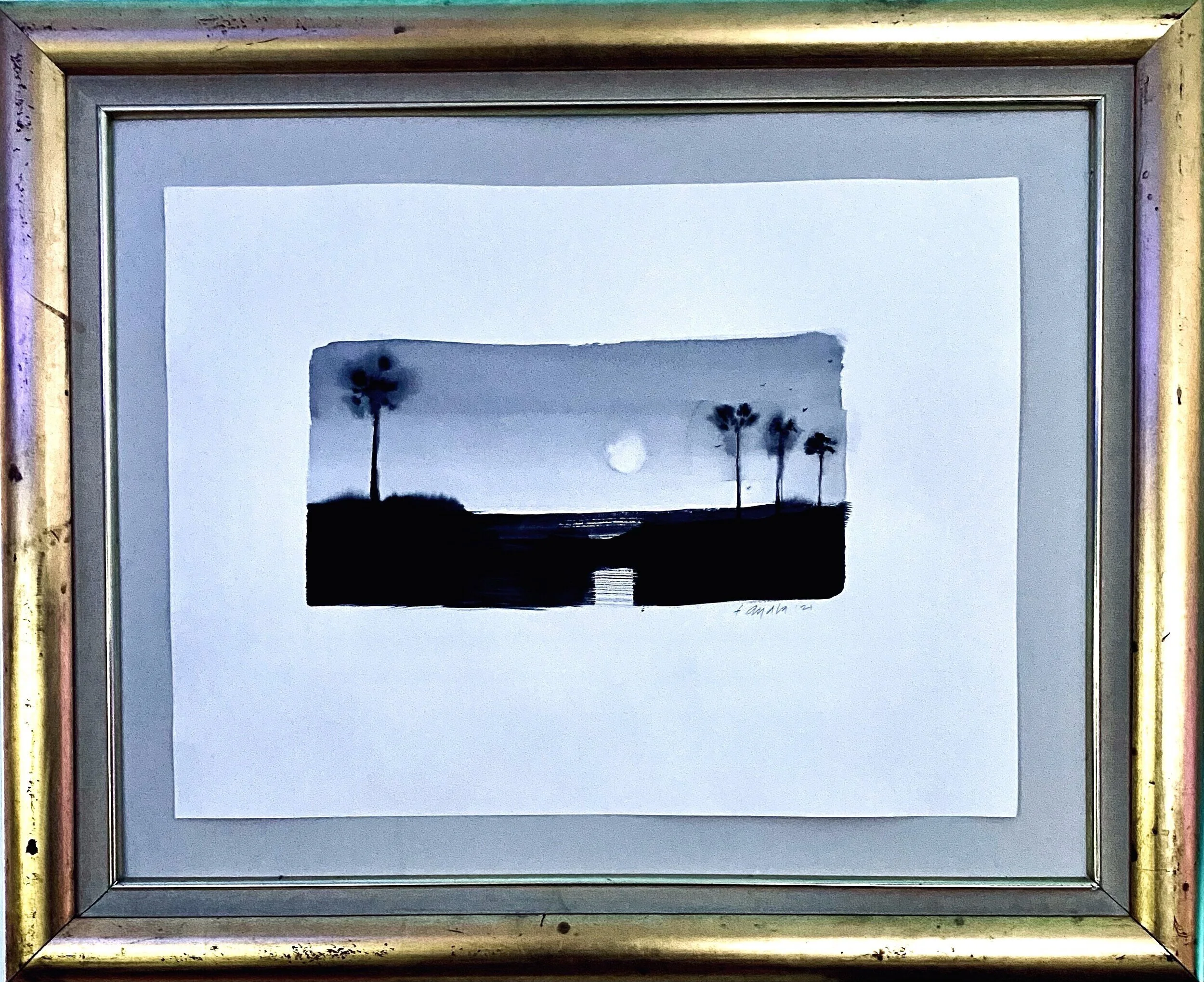 LAST LOOK HB 
| GOLD FRAMED 28"X33.5 LINEN MATT | $900