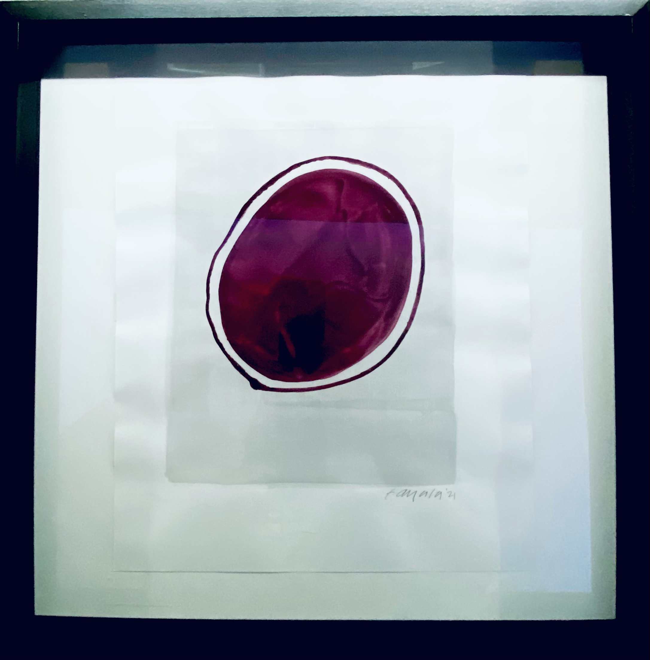 RED SEED 
| 21"X21"X2" MATTE BLACK FRAMED | $400.