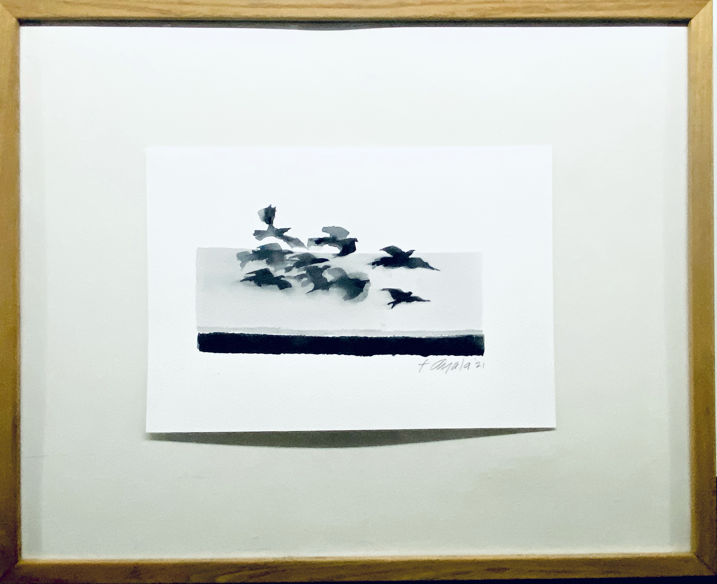 FLY OVER No9 | 17"X21"X3/4"D
