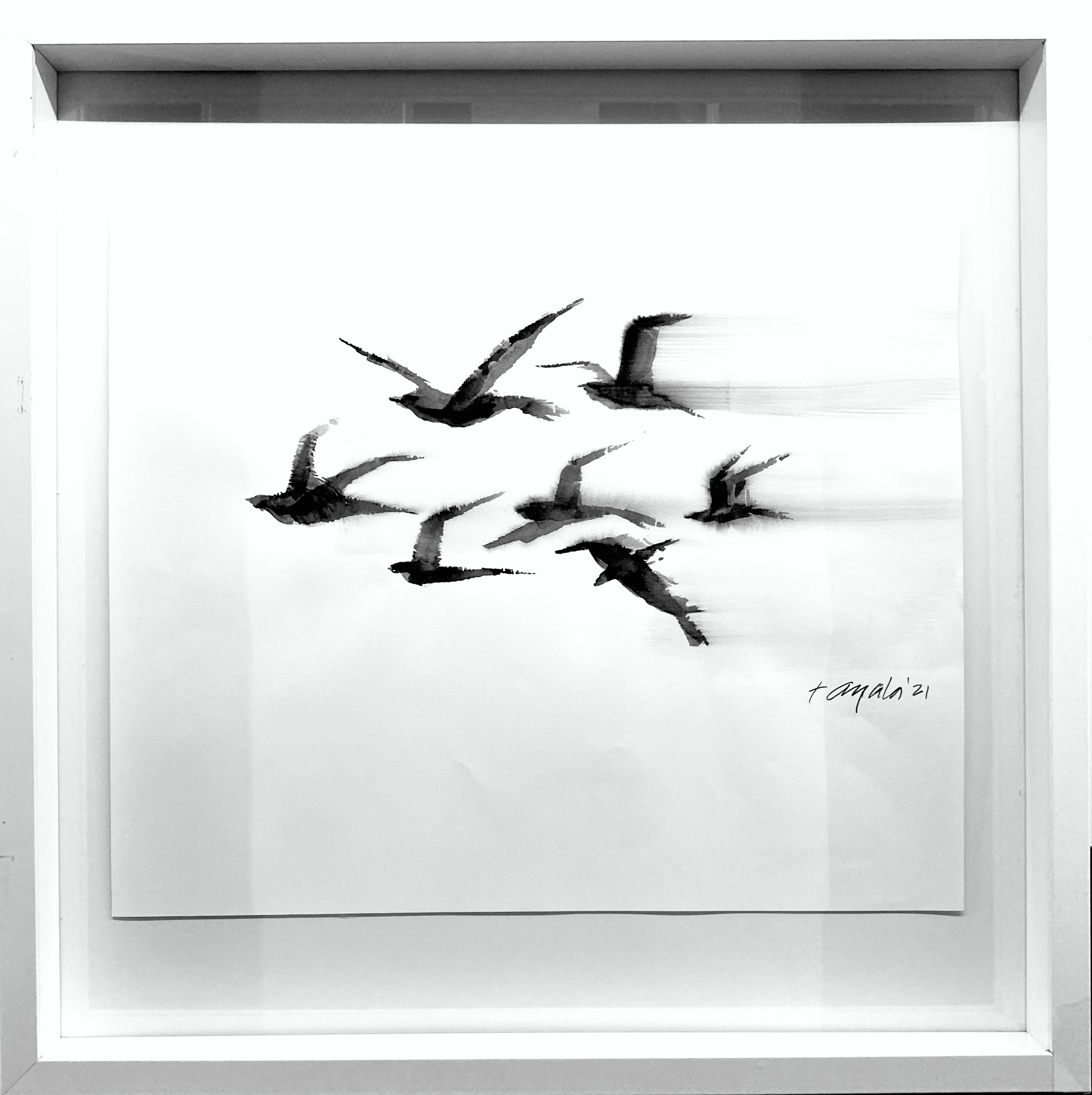 FLIGHT SEVEN |
21"X21"X2"D 