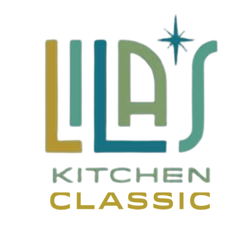 Logo for Lila's Kitchen Classic featuring stylized text and a star symbol.