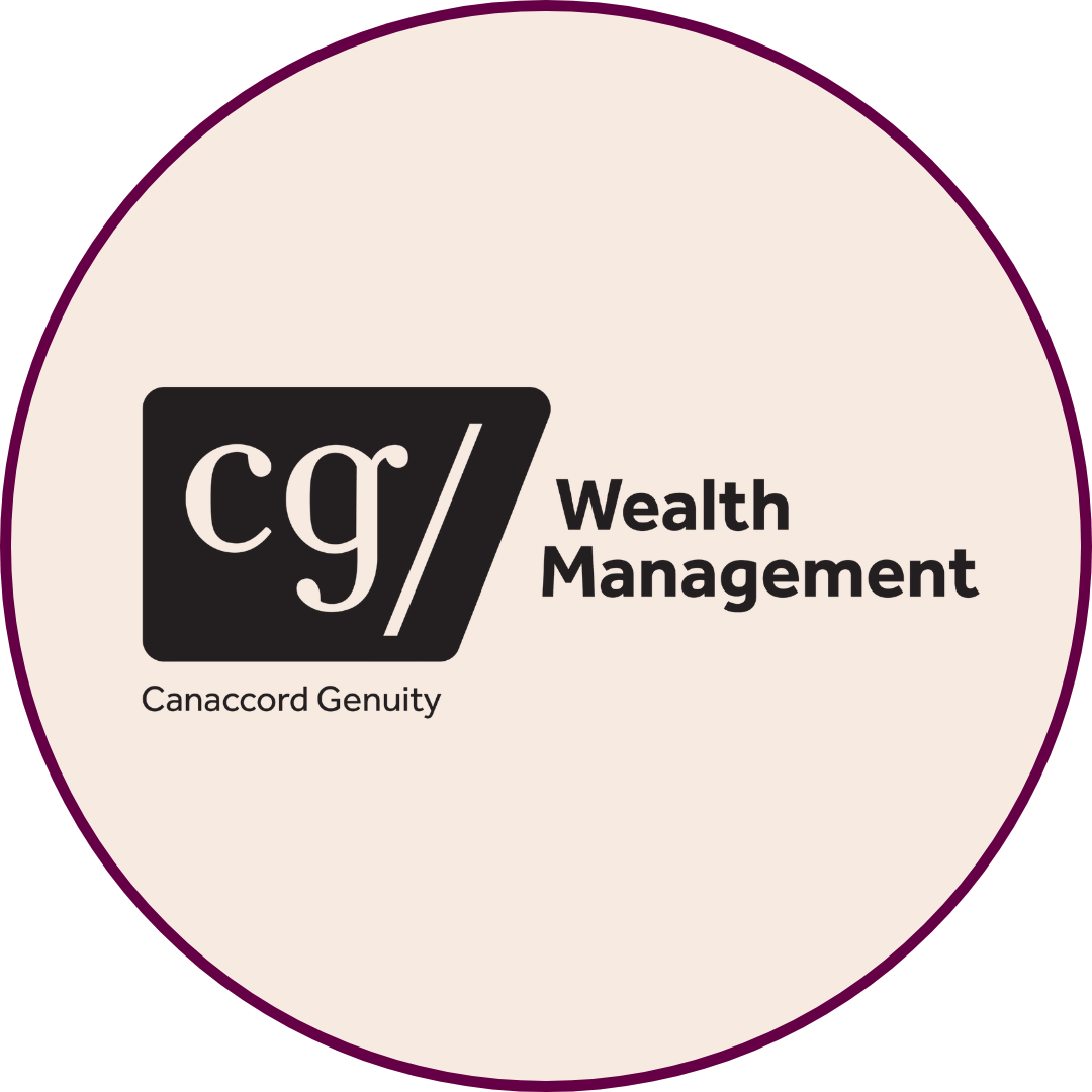 Canaccord Genuity Wealth Management logo with a tan background.