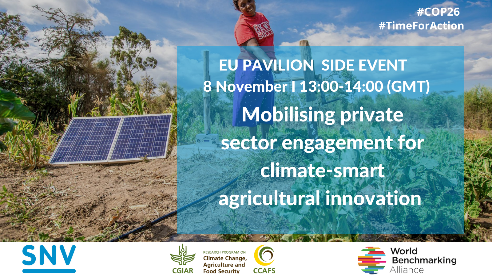 CCAFS @ COP26 | Mobilising private sector engagement for climate-smart agricultural innovation