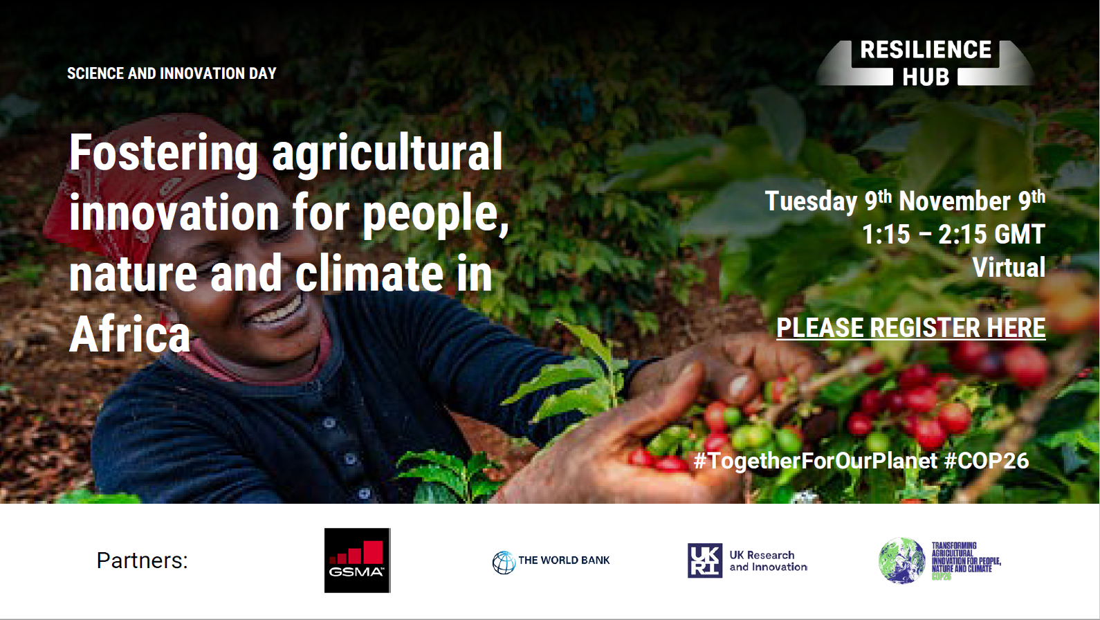 CCAFS @ COP26 | Fostering agricultural innovation for people, nature and climate in Africa