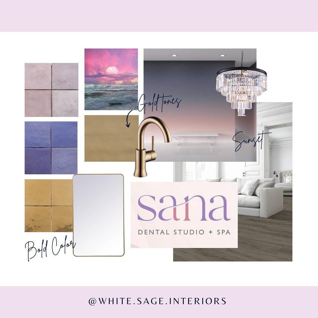 ✨Swipe to pick your favorite #highvibedesign mood board✨⁠⁠
⁠⁠
I am SO grateful to have an amazing clients and SO excited for this dreamy &amp; relaxing pink &amp; purple dental spa! ⁠⁠
⁠⁠
relaxing hand and facial treatments while I'm at the dentist? 