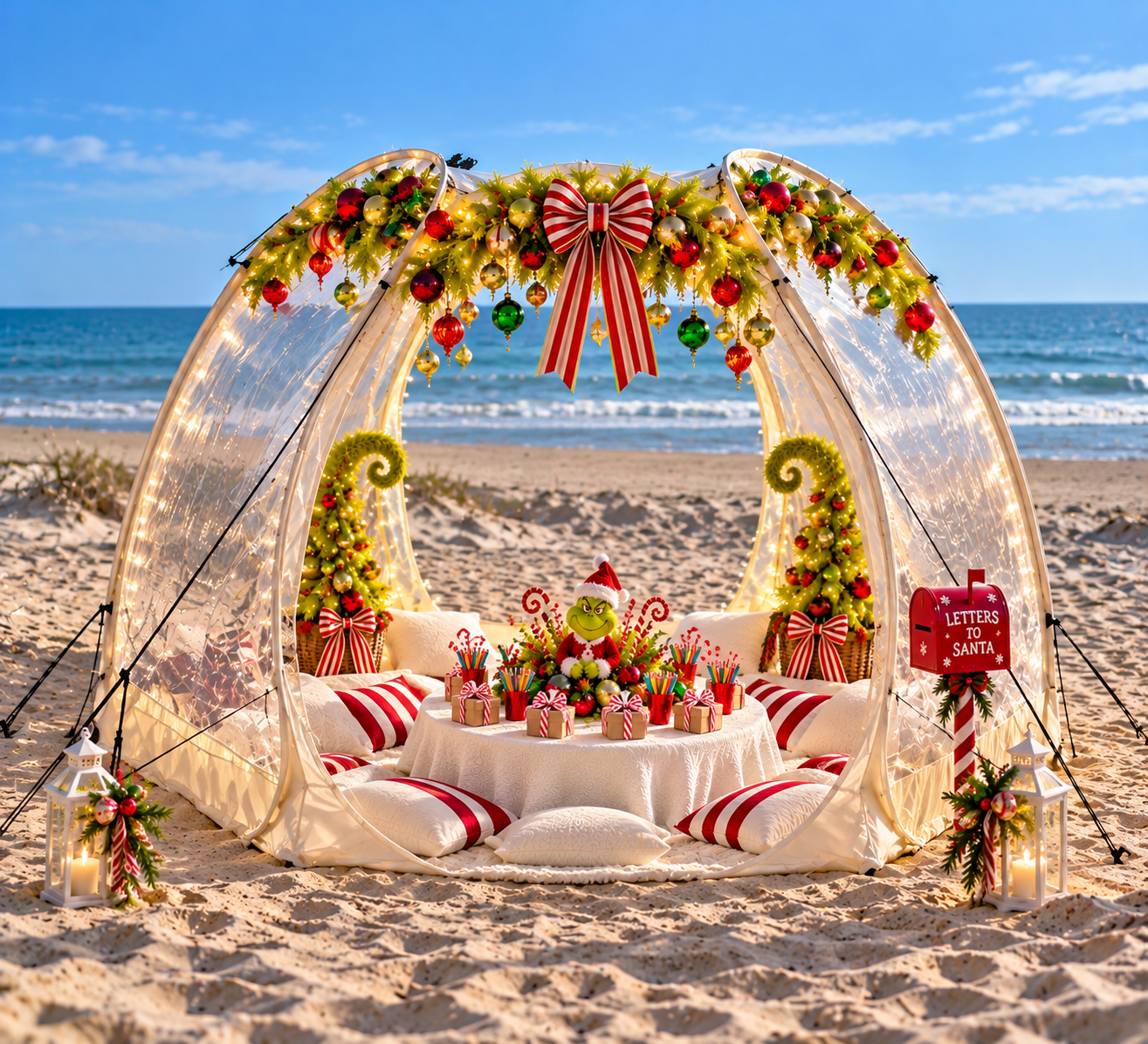 Grinch Christmas Beach Tent Lounge.png