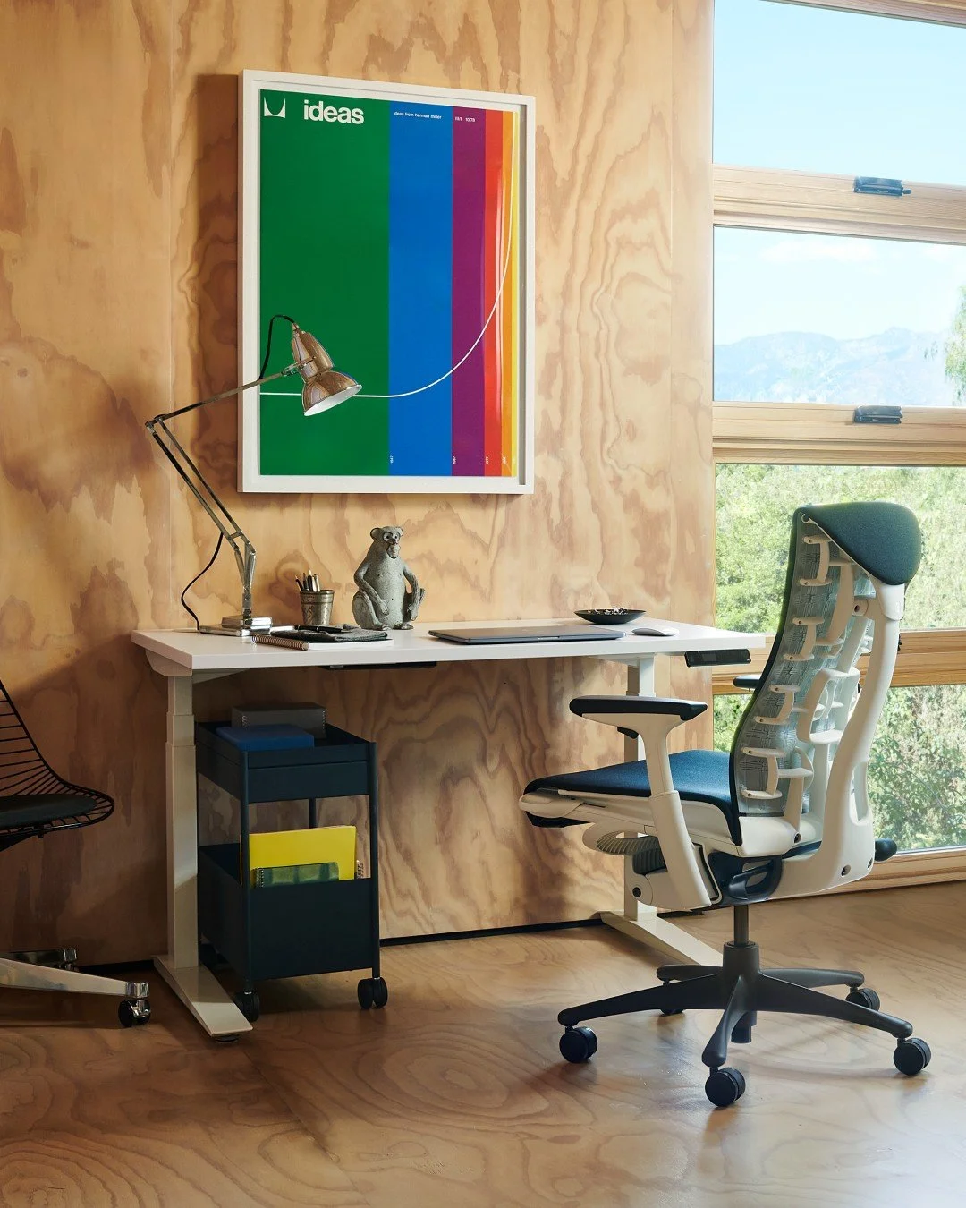 All of Herman Miller's chairs are designed to empower the body, meaning that you&rsquo;ll stay comfortable whatever you plan to do. 

Sitting for a while? Try Embody. Moving quickly from task to task? Mirra 2 might be your chair. Want to make a state