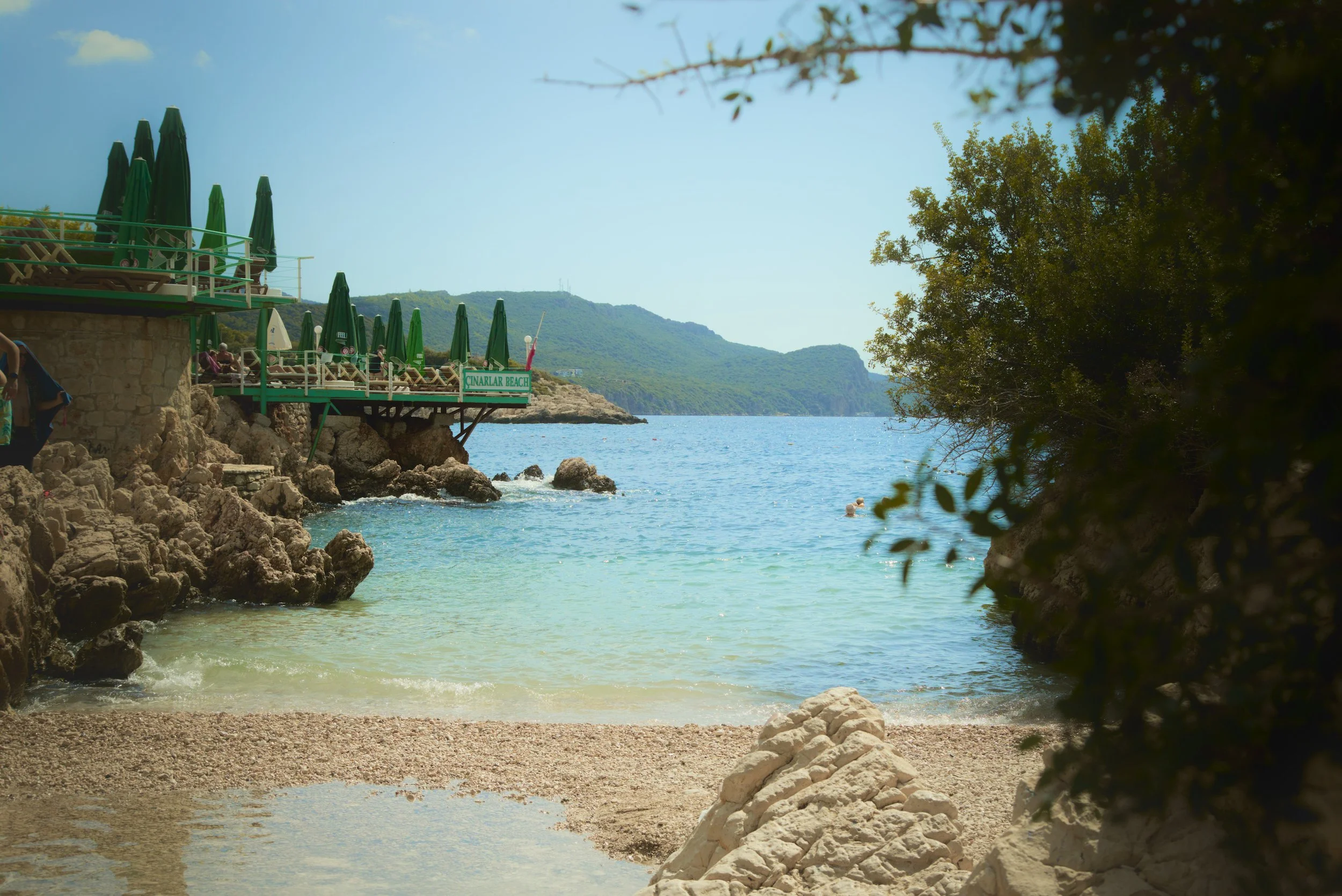 A secret beach spot in Kas.