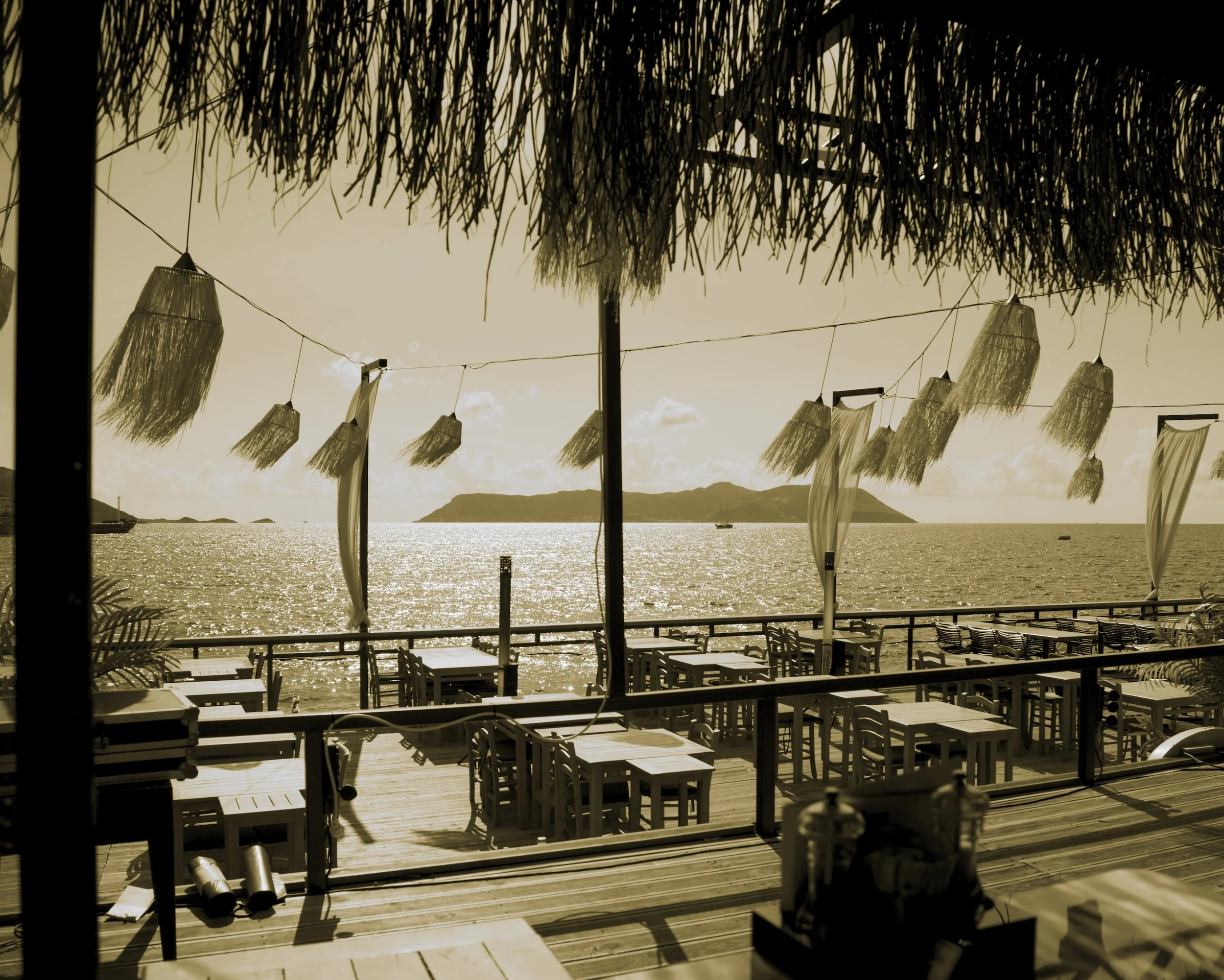 A breezy vibe at a seaside restaurant in Kas.