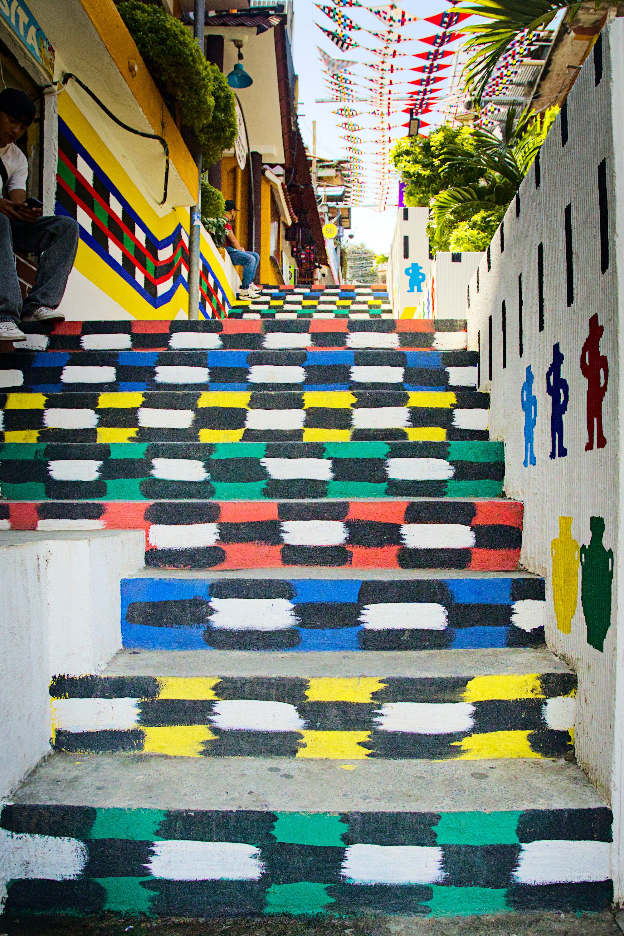 Up you go in San Pedro.