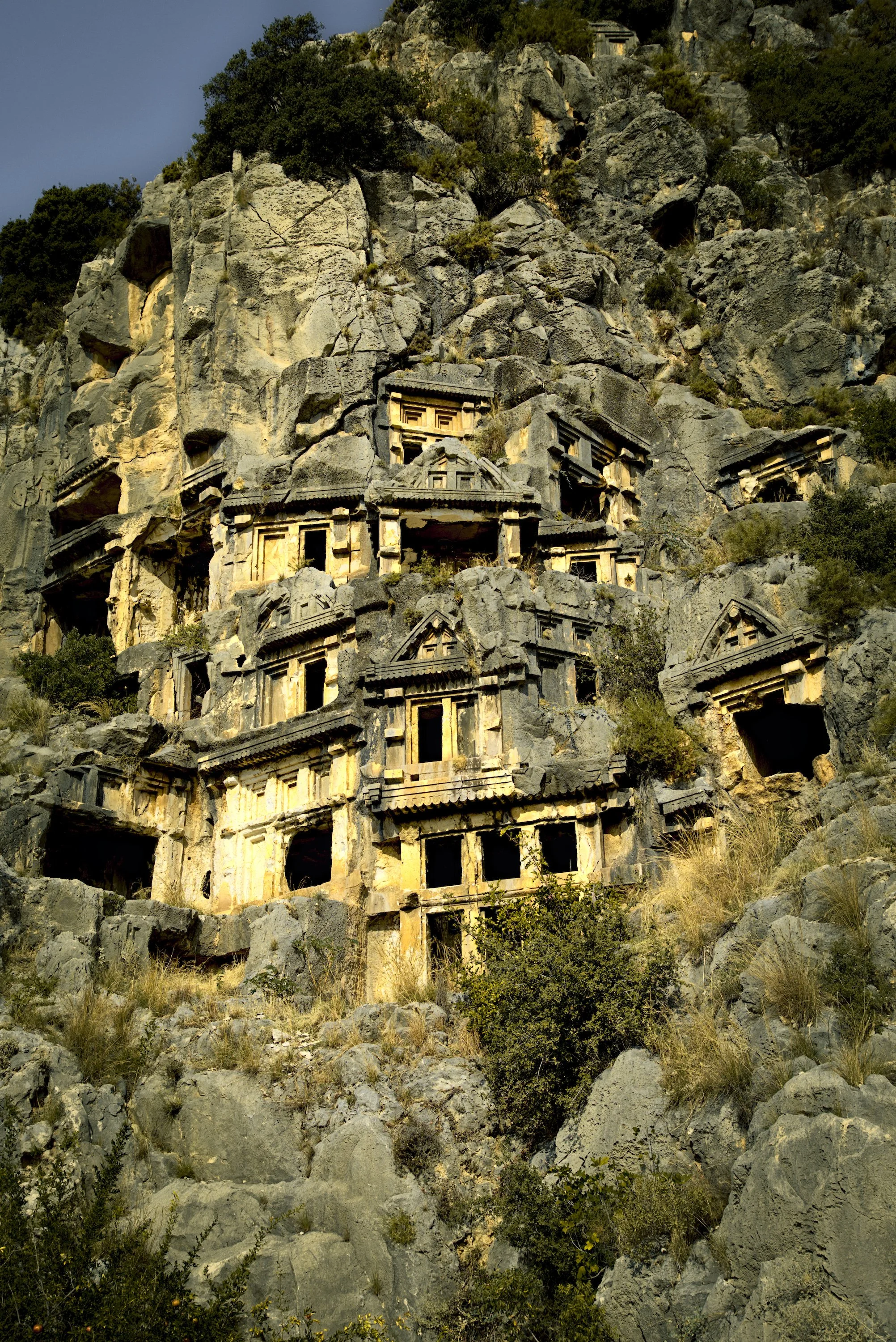 All the way up at Myra ruins.