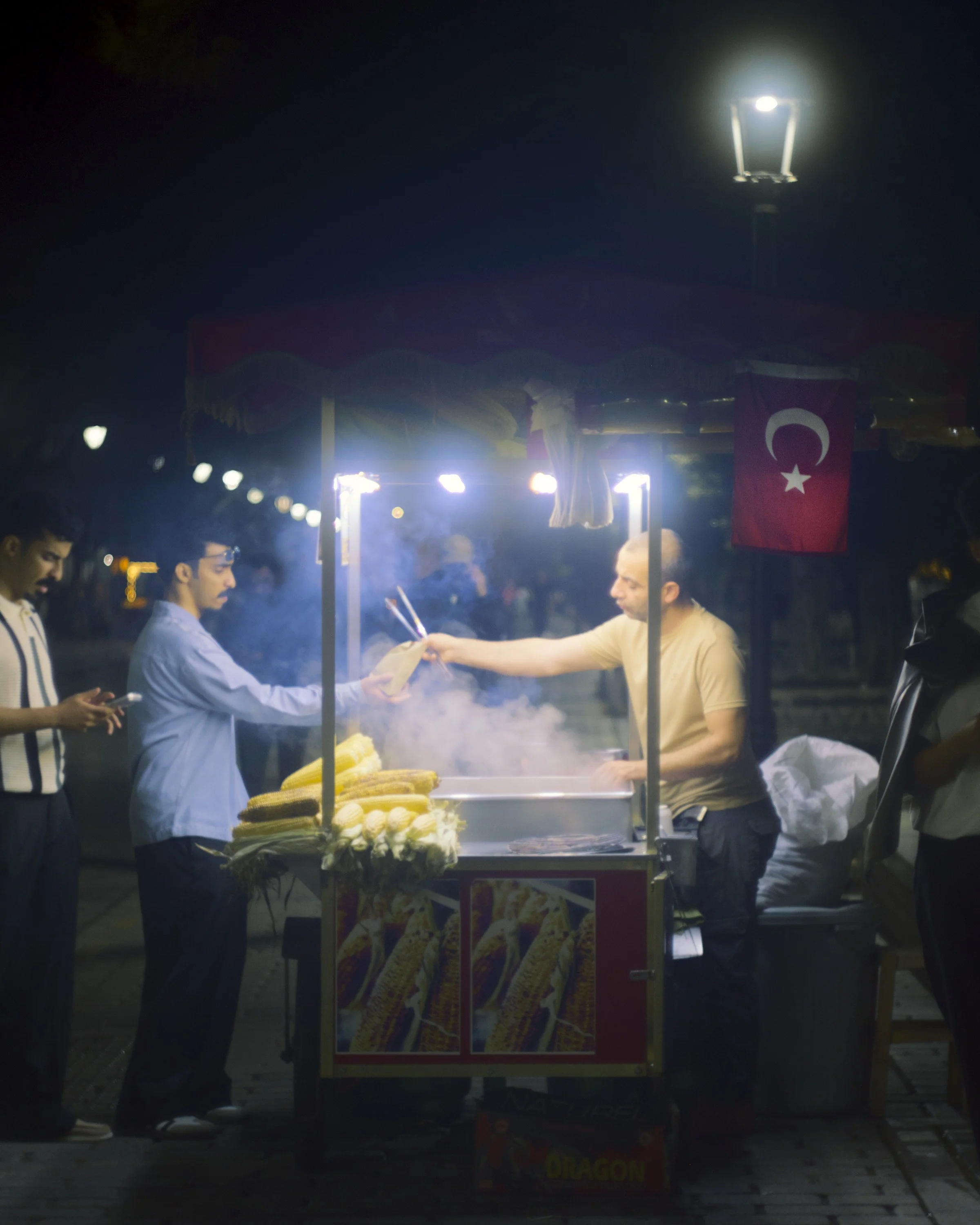 Steamy snacks for an Istanbul evening.