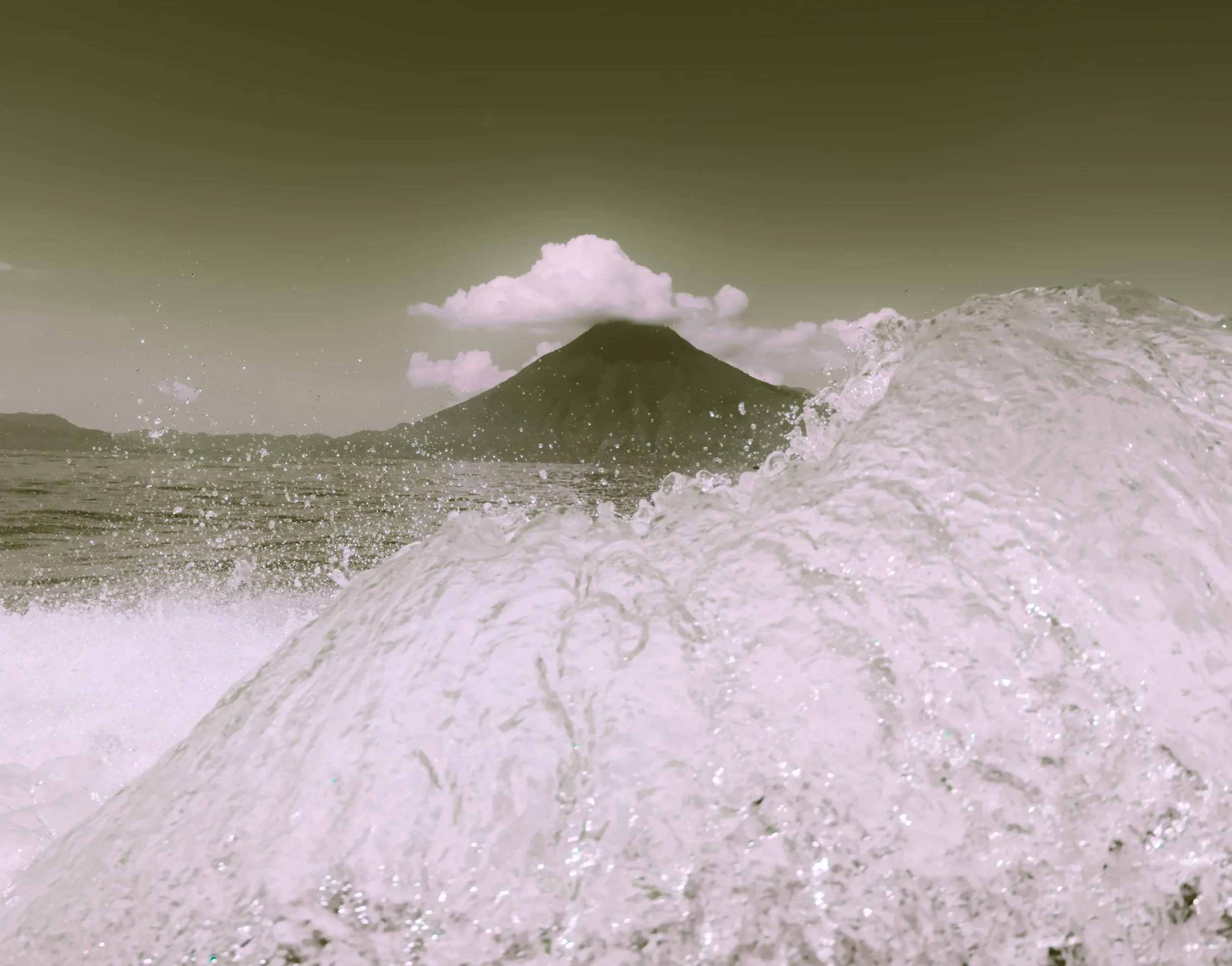 Shapes of water on Lake Atitlán.