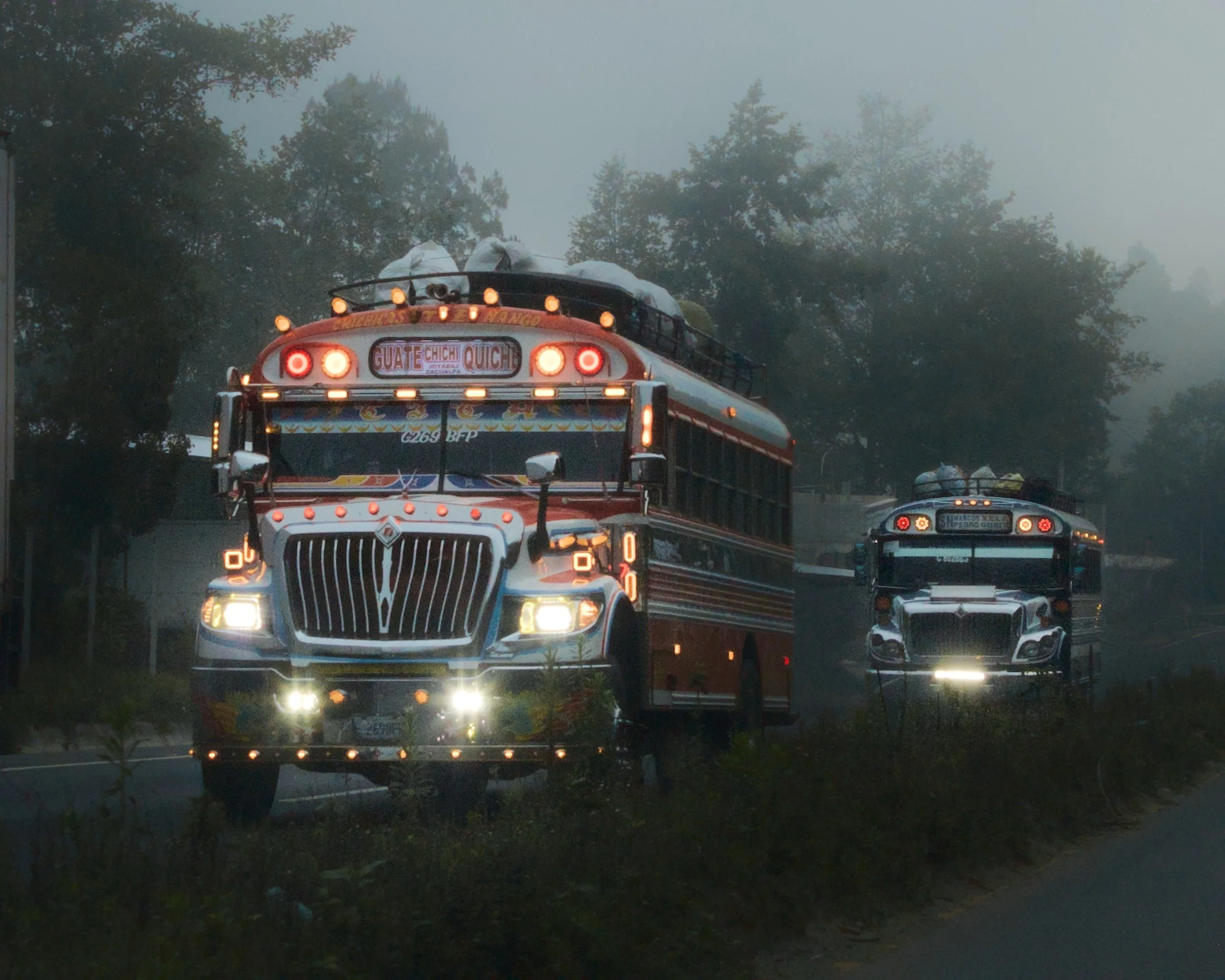 Rolling through the clouds on the PanAmerican Highway.