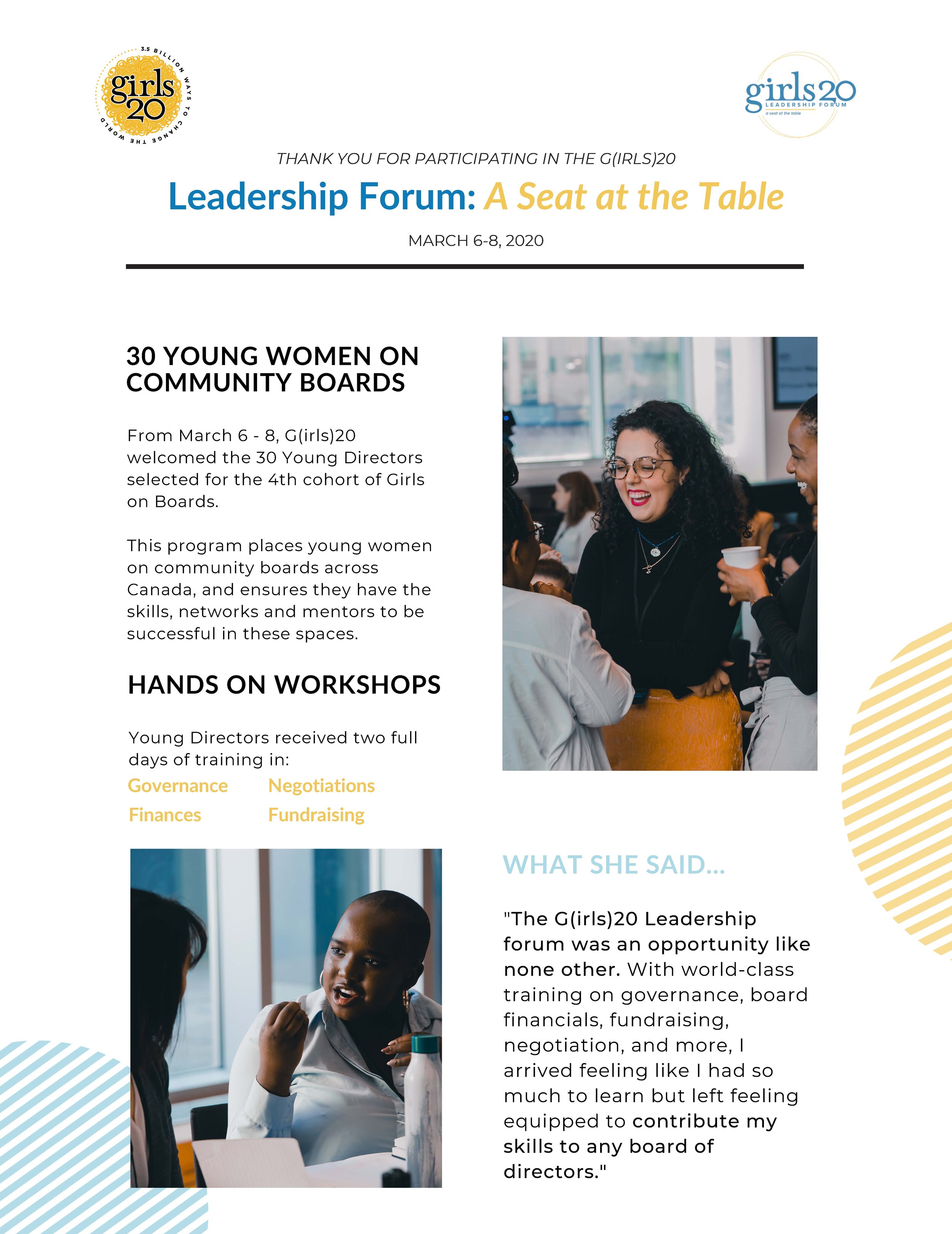 2020  Leadership Forum Report