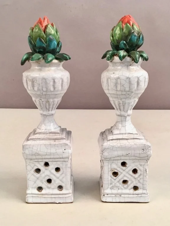 151 - Lot 574 - Pair of vintage mid-century Italian majolica.jpg