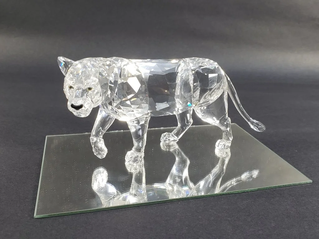 137 - Lot 50 - Swarovski crystal lion mother figurine.jpg