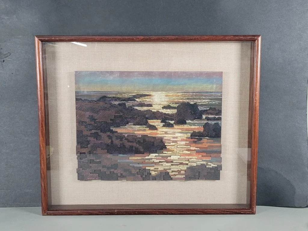 148 - Lot 179 - Douglas Fenn Wilson mixed-media seascape painting.jpg