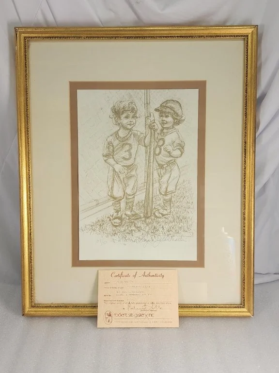 317h Vintage lithograph Littlest League Judie Martin.jpg