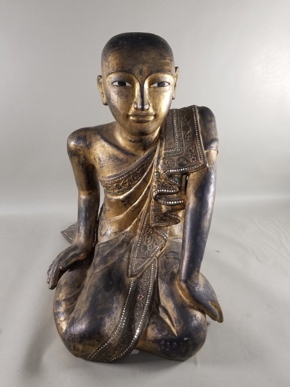 125_Lot_328_Antique_Burmese_gilt_wood_kneeling_monk_sculpture.jpg