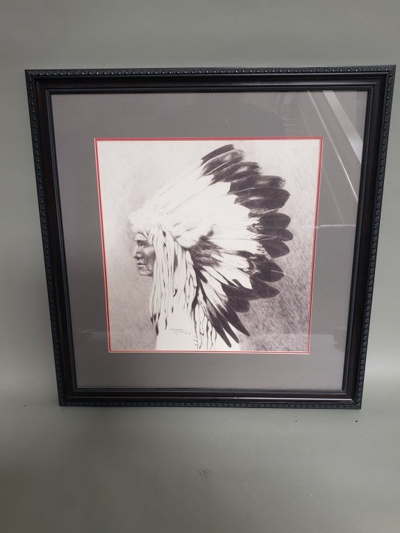 124 - 348 Signed Barbara Gerard Mitchell War Bonnet.jpg