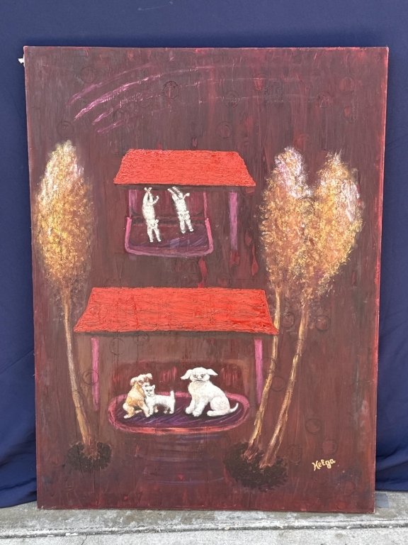 183 - Lot 307h - Helga Schweininger signed oil painting.jpg