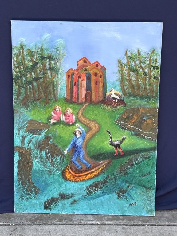 198 - Lot 322h - Helga Schweininger signed oil painting.jpg