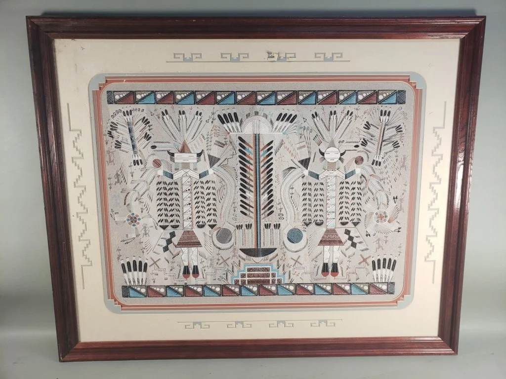 014_Lot_111_Sammy_Myerson_Navajo_sand_art_Holyman_and.jpg