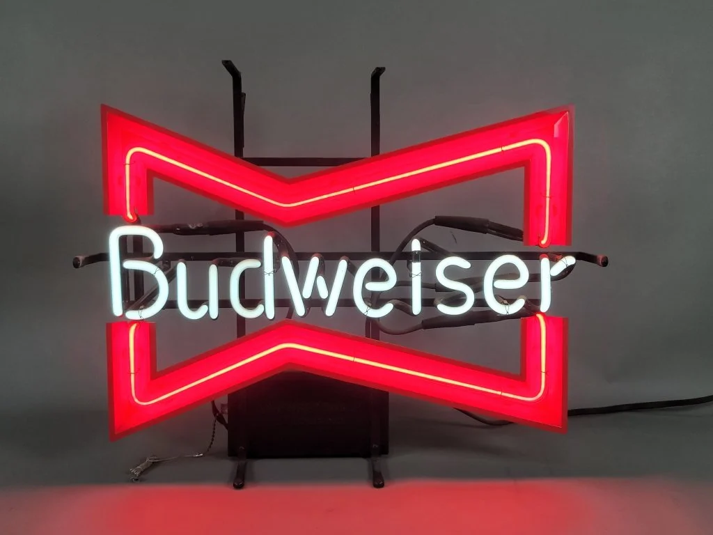 042 - Lot 265 - Budweiser -Bowtie- neon sign.jpg