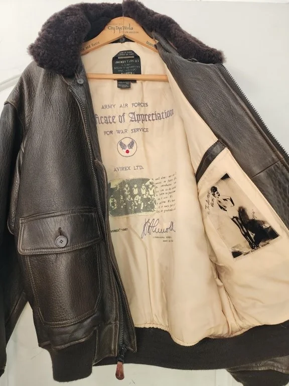 069 - Lot 309h - Vintage Avirex Army Airforce G-1 flight jacket.jpg