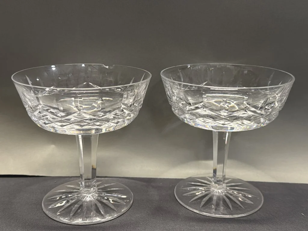 161 - Lot 391 - Pair of Waterford crystal lismore champagne.jpg